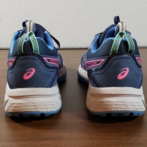 ASICS Gel-Venture 7 Running Shoe Peacoat/Hot Pink Size 10 - Picture 4 of 7